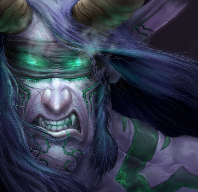 neva-shadowstalker:  Illidan Stormrage Warcraft III - Aniversary Image