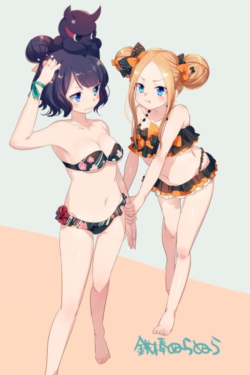 memeppoi:cis05: “北斎とアビー姉妹みたいでほんわかする https://t.co/ou4ZOeclMK”