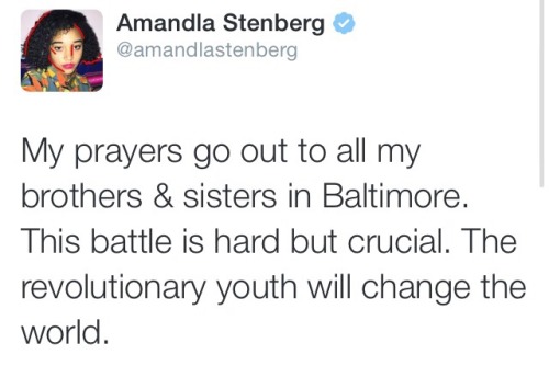 rookiemag: Some background on Amandla Stenberg’s recent tweets: People young and old took the 