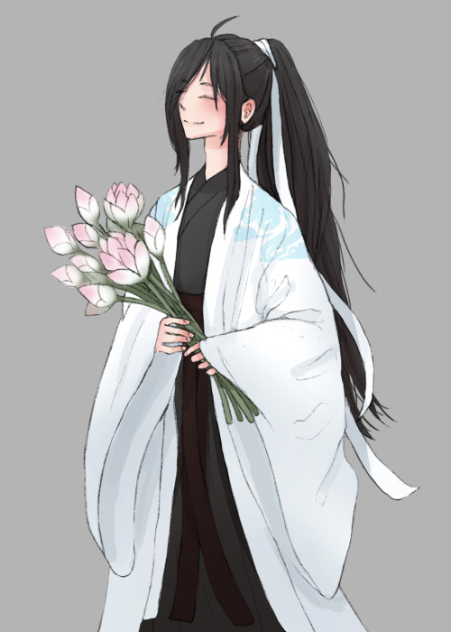 I suddenly got emotional over wei ying in gusu lan robes