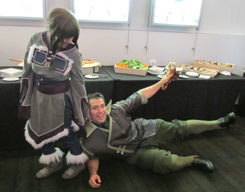 korranation:  An amazing Boleska moment from our “Beginnings: Part 1&2” screening at Nick HQ tonight! 
