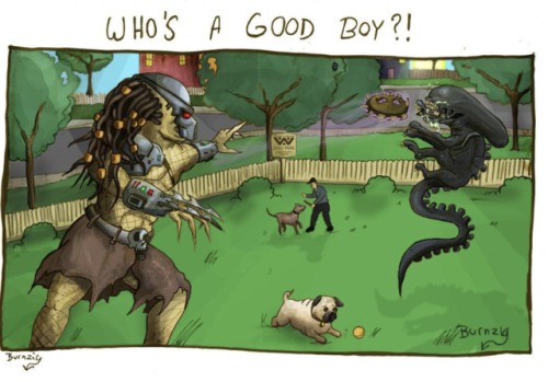 unexplained-events:  Burnzig’s take on some classic horror characters in a different light. Absolutely love these!