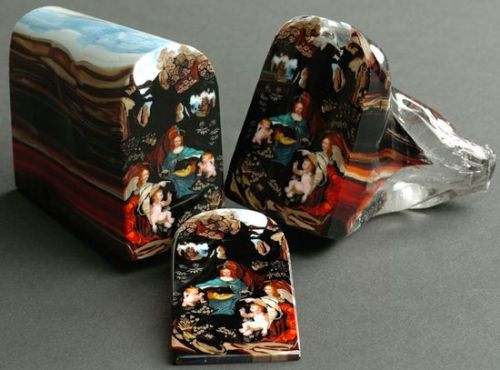 useyourwordsasher: loquos: Murrine Core: Loren Stump’s Sliced Glass ‘Paintings’ Ma