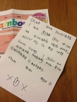 paintmyspirit-gold:  “The best fan mail ever?! Big love to Thom!”-via Ben Howard music twitter  