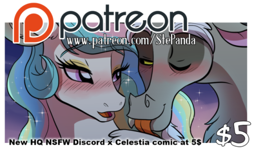 stepanda:From the next month on I will begin working on this new and brief NSFW Discord x Celestia c