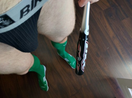 topdave634: topdave634: New sox. :) same old baseball bat that needs a new hole to fill up… H