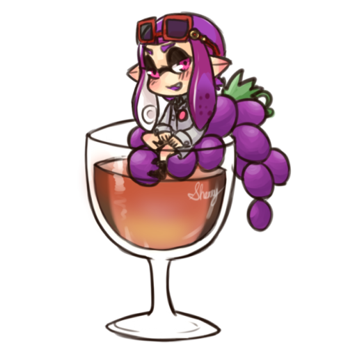 When I tried making squid ocs’ they all ended up being named after drinks except Pepper because she 