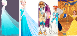 mickeyandcompany:  Disney Royals from concept