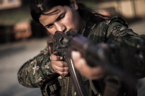 unrepentantwarriorpriest:Kurdish Warrior WomenFearlessly fighting the evils of ISIS at every turn. M