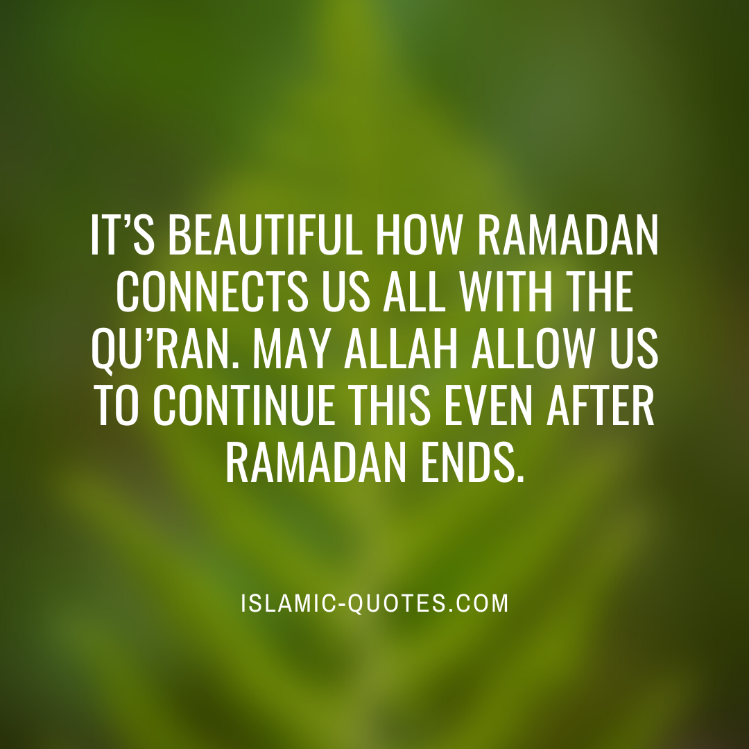 It's beautiful how Ramadan connects us all with... - Inspirational ...