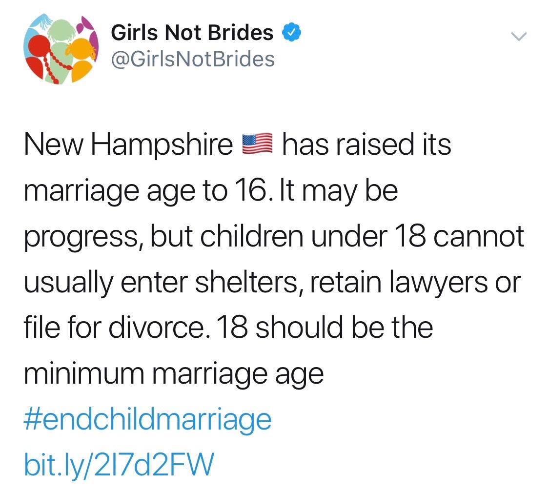 odinsblog:  weasowl:  odinsblog: Child marriage isn’t just some “third world”