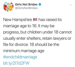 odinsblog:  weasowl:  odinsblog: Child marriage isn’t just some “third world” problem. There are a ton of places right here in America where it’s perfectly legal for grown ass adults to marry young, underaged children. what… the… fuckoh no.