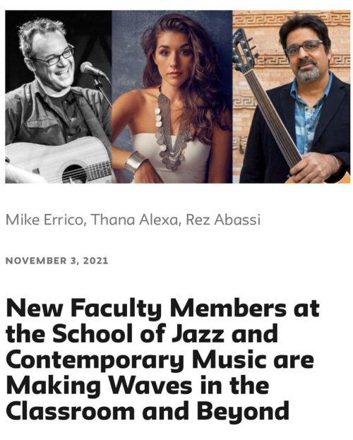 The School of Jazz and Contemporary Music (@newschooljazz) has long been known as one of the most ac