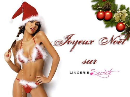 Toute l'équipe Lingerie Secrète vous souhaite un très joyeux noël. Nous espérons que ces dames ont é