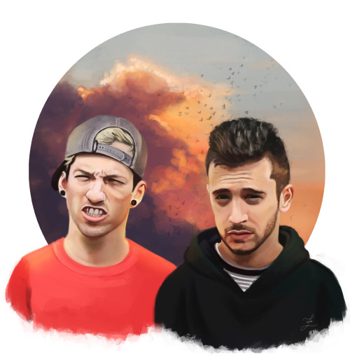 Tyler being cute and Josh being, well, Josh.I couldn’t decide which variant is better, so here’s all