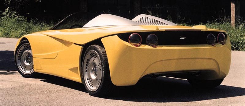 carsthatnevermadeit:  Ferrari F100r, 1999 byÂ Fioravanti. A roadster version of