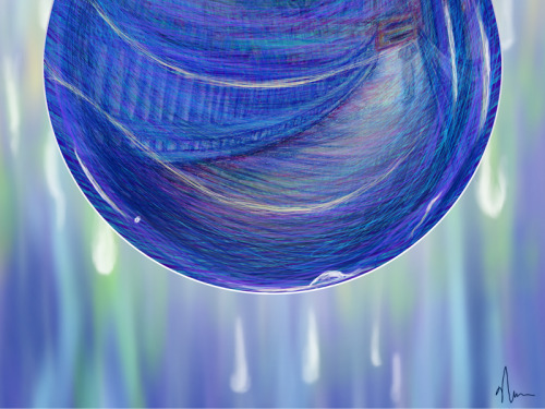 My "Drip Drop" Painting Created With The Procreate IPad App