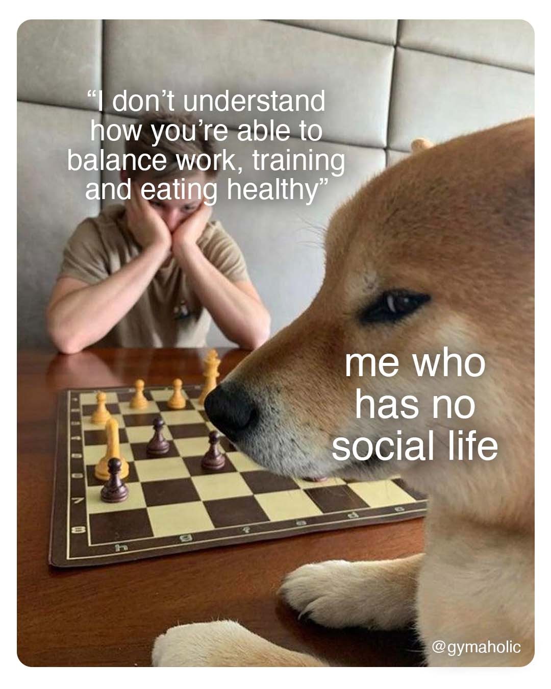 I don’t understand how you’re able to balance work, training and eating healthy
