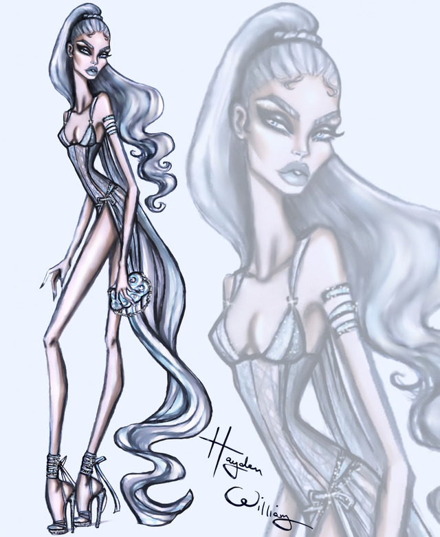 Hayden Williams Fashion Illustrations: Rihanna: Talk That Talk