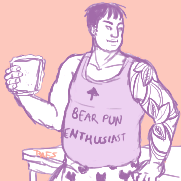 tadoshoneybuns:  Super quick doodle inspired by saccharinescorpion‘s art. Taking