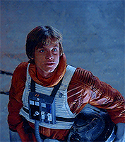 hamillfisher:star wars gif meme: [3/7] outfits » luke’s rebel pilot suit