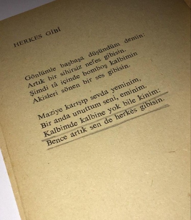 Cem Karaca Bence Artik Sen De Herkes Gibisin Sarki Sozu