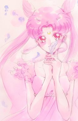 somniumlunae:   Sailor Chibi Moon // by あんじ
