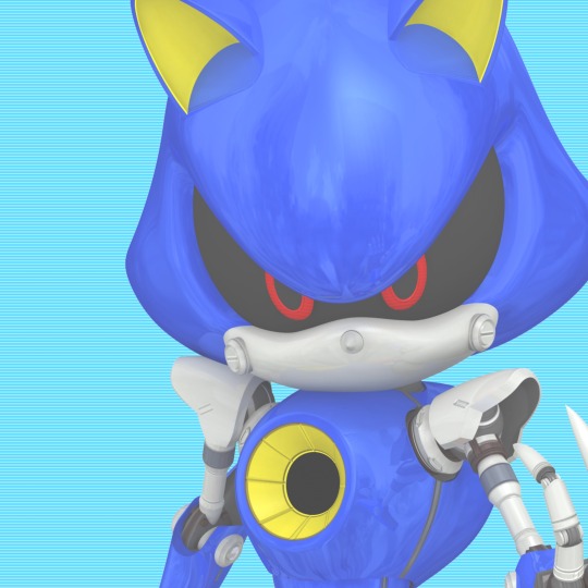 ╰(*´︶`*)╯♡ — I AM HERE ! icons for metal sonic with pastels and