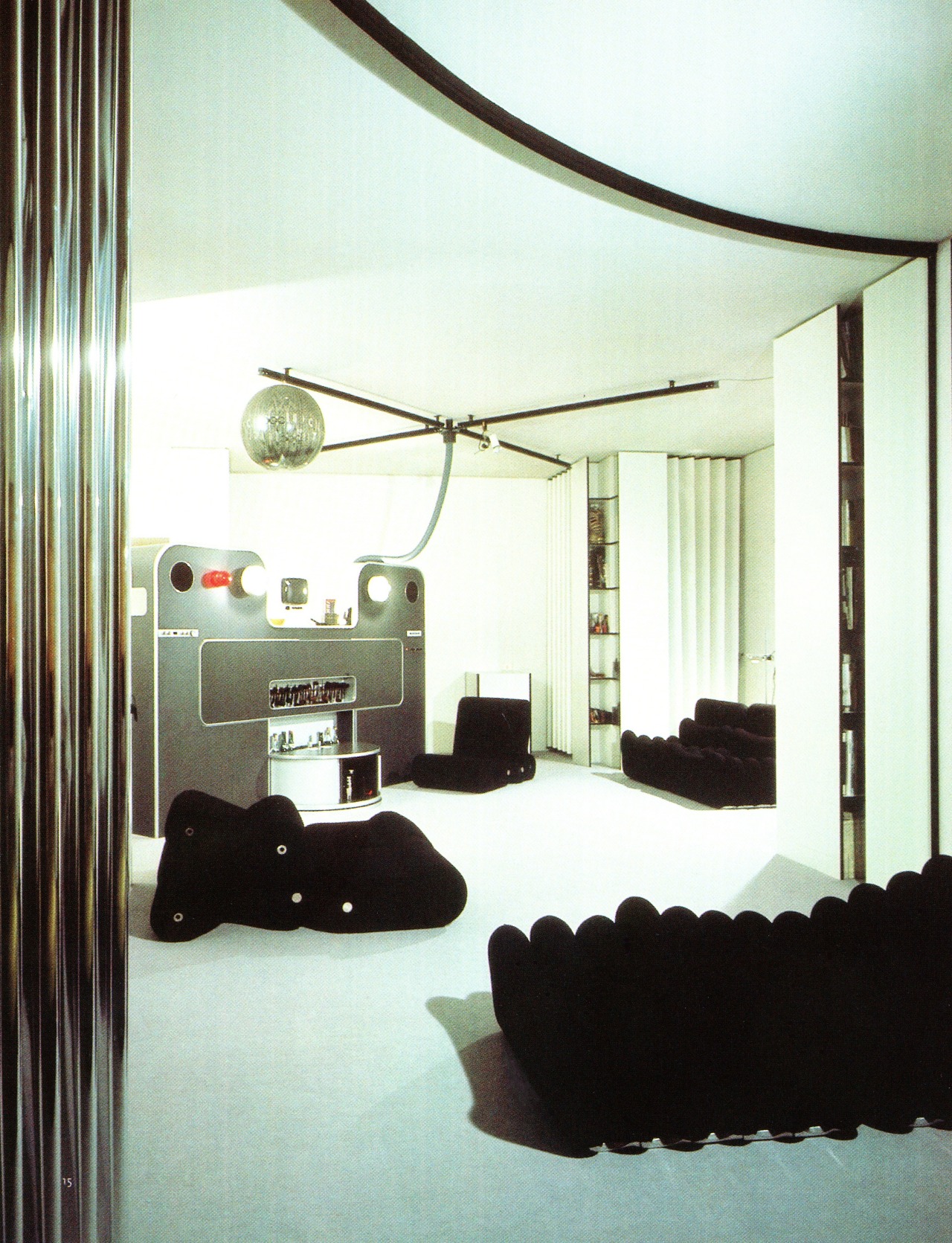 Avtavr Joe Colombo Interior With Roto Living Unit 1969