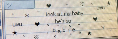 Only You, My Boy, Only You, Babe 🗯️🌀💤