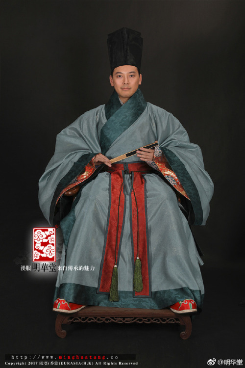 changan-moon: Traditional Chinese hanfu for male in authentic Ming dynasty style by 明华堂