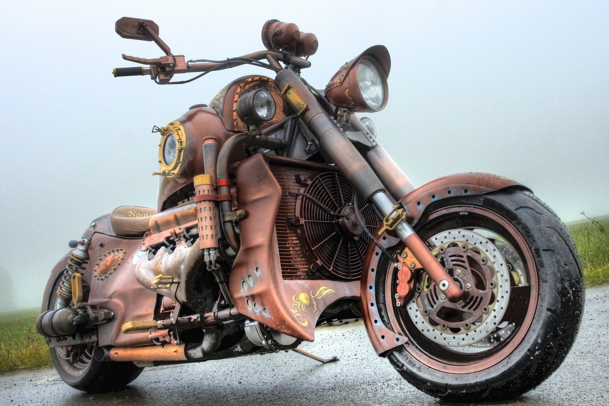 steamxlove:  steampunktendencies:  BOSS HOSS “Nautilus” photos by Foto-Vomue