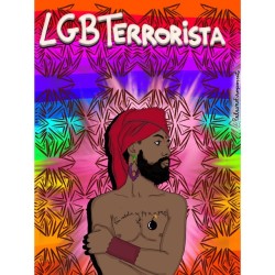 penduradonofirmamento:  #lgbterrorista #lgbt #lgbtqi #diversidade #atodocusto #militância #arcoiris #artemixuruca #artedigital  Legal esse desenho