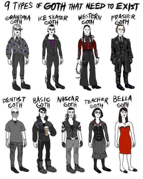 gothbaphomet:who did this. who did this. also nascar goth is just any one of our southern friends