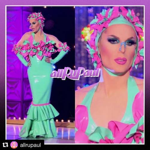 #Repost @allrupaul ・・・ Katya Latex Extravaganza #katya #rupaulsdragrace #allstars2 #allrupaul (at 