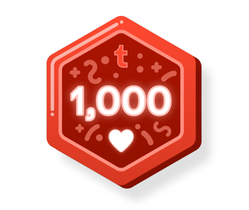 1000 Likes!