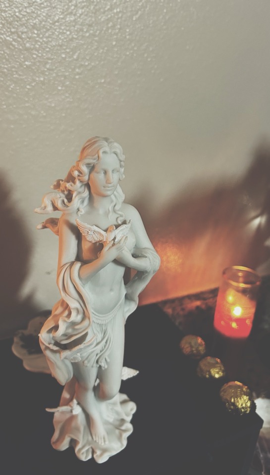 A Look At @thesirensgarden And I’s Shared Aphrodite Altar ❤️🌹
