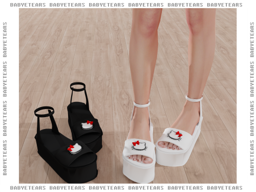  Kitty shoesMesh by me2 swatchesAll lodsCompatible HQT.O.UDo not re-raise or claim as yoursNo recolo