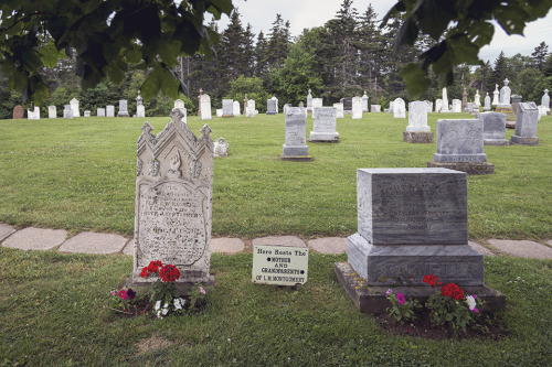 L.M. Montgomery’s final resting place. 