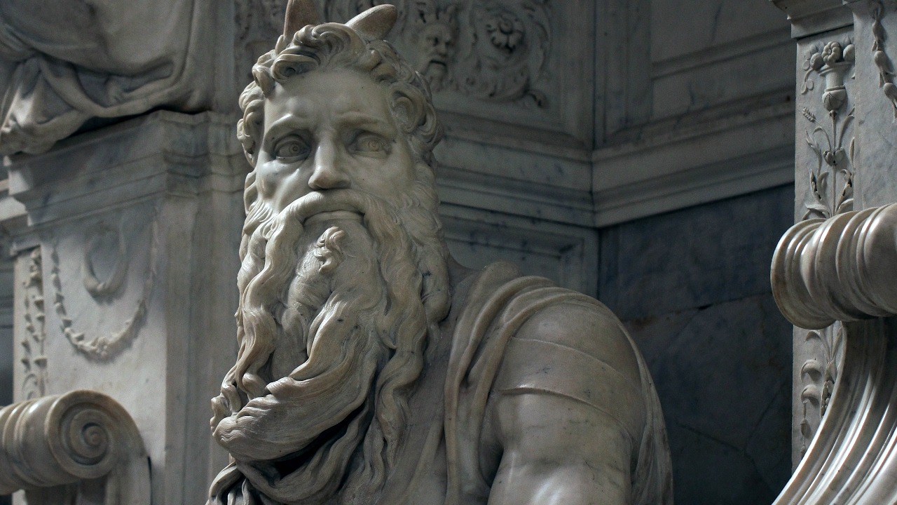 cappellapaolina:  Moses, ca. 1513-1515 Michelangelo (  Michelangelo di Lodovico Buonarroti