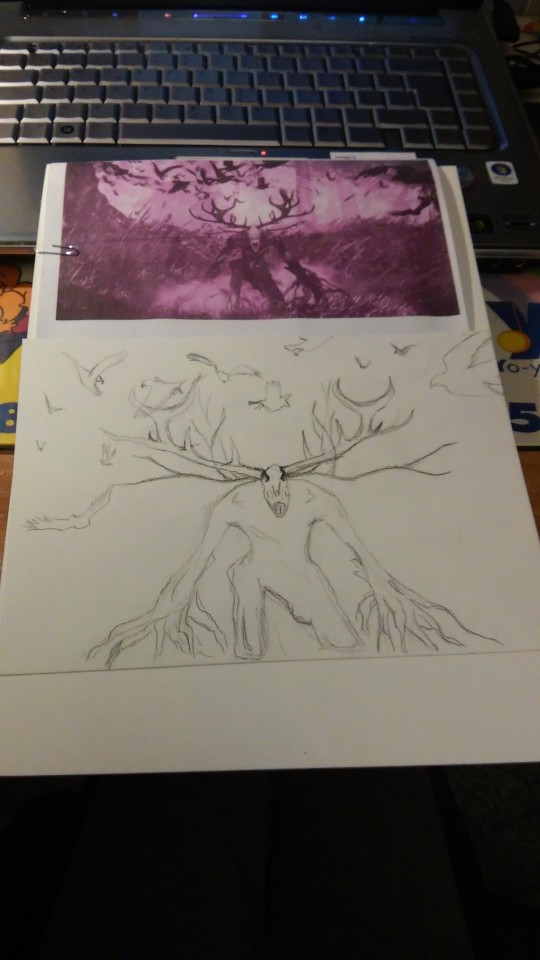 Here, Have Some Of My Art. Its Form February, Black Ink. I Thought Id Make This One Quickly But Of Course