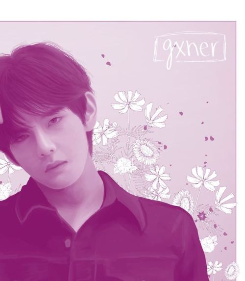 gxner-art: F L O R A L SERIES - Taehyung DIGITAL ART art on instagram: @ _gxner_other tumb