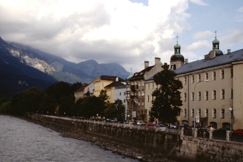 River Inn at Innsbruck, Austria, 1991.