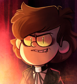 cherryviolets:  Bipper portrait for my upcoming first Gravity Falls fanzine!But btw, I kinda don’t like the result. :0