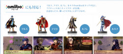 Zumaddy:  The Four Amiibo Characters In Fire Emblem If: Marth, Ike Robin And Lucina.