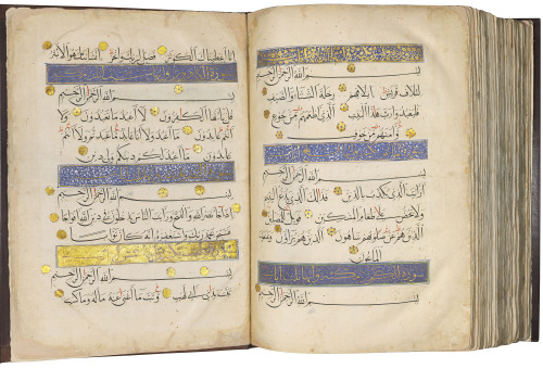 QUR'AN, Signed TANAM AL-NAJMI AL-MALIKI AL-ASHRAFI, MAMLUK,  Egypt,  1489