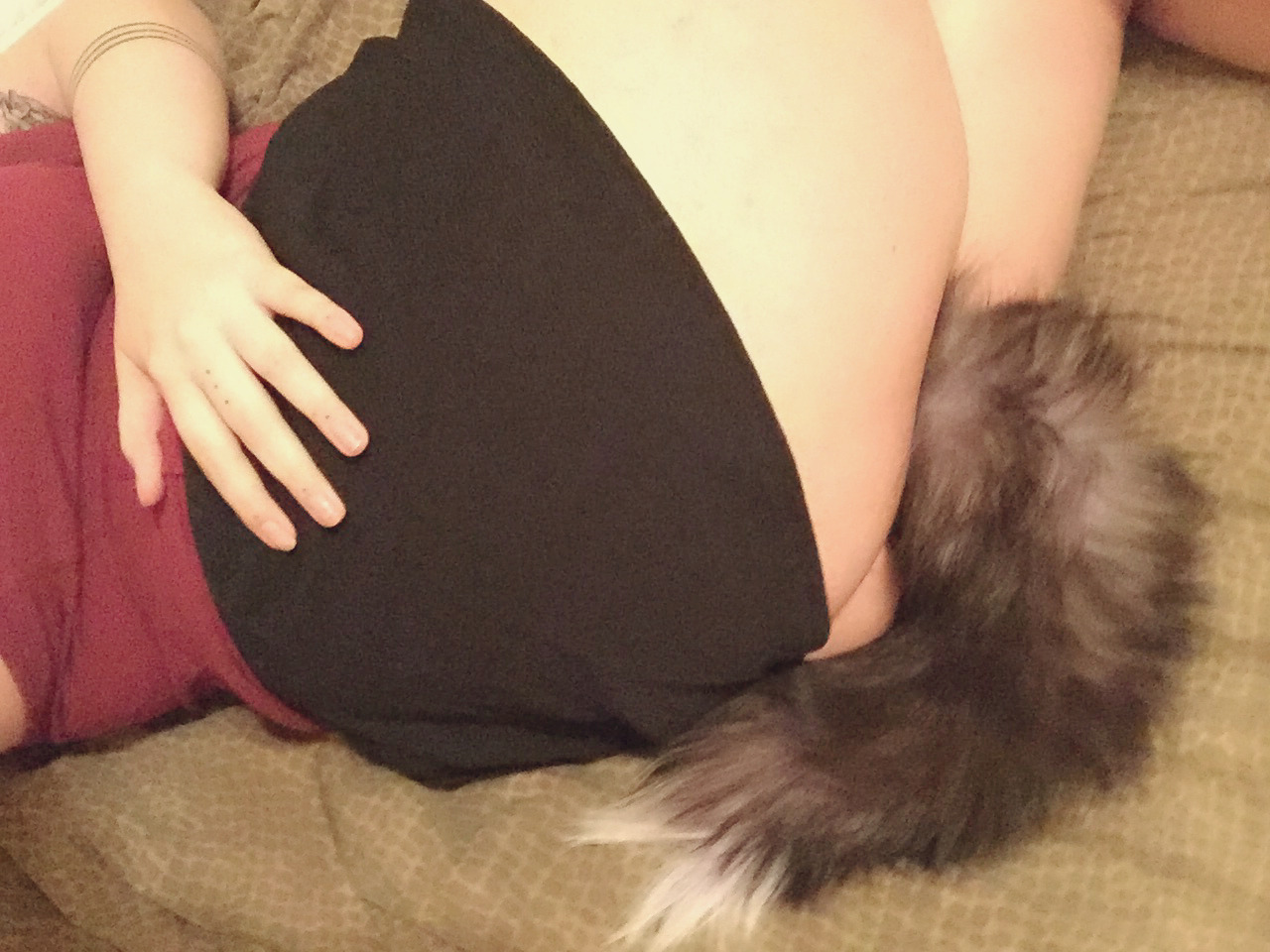 toki-the-kitten:My first time trying any type of plug! I enjoyed it! &lt;3Wanna