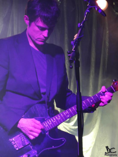 Neil Codling of Suede playing at the Estragon, Bologna, Italy, 14 November 2013.Photo by Daniela Cas