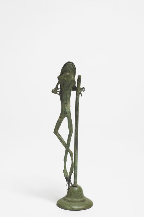 darksilenceinsuburbia:Tim Noble & Sue Webster. DeadAlive (Chess Set), 2012. Patinated bronze, po