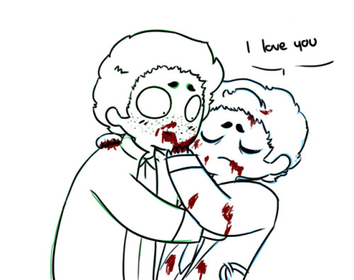 elicedraws:  mishaisadorkable:ELLIE @elicedraws LOOK AT HOW CUTE THIS IS  I LOVE THIS OH MY GOD